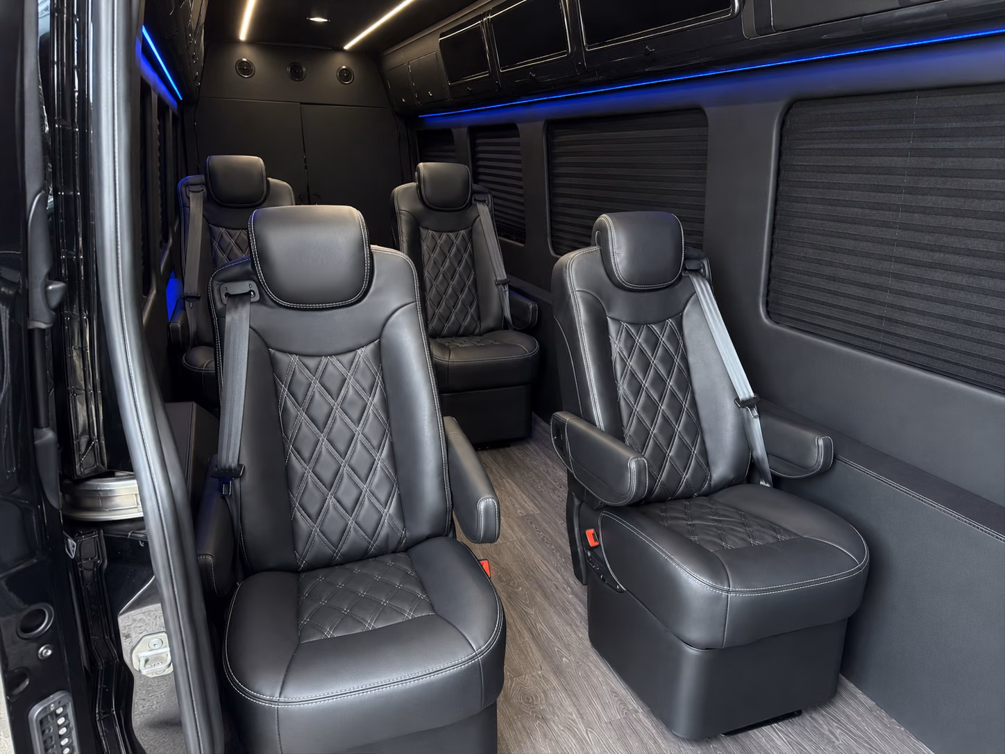 millcreek airport transportation onboard seating