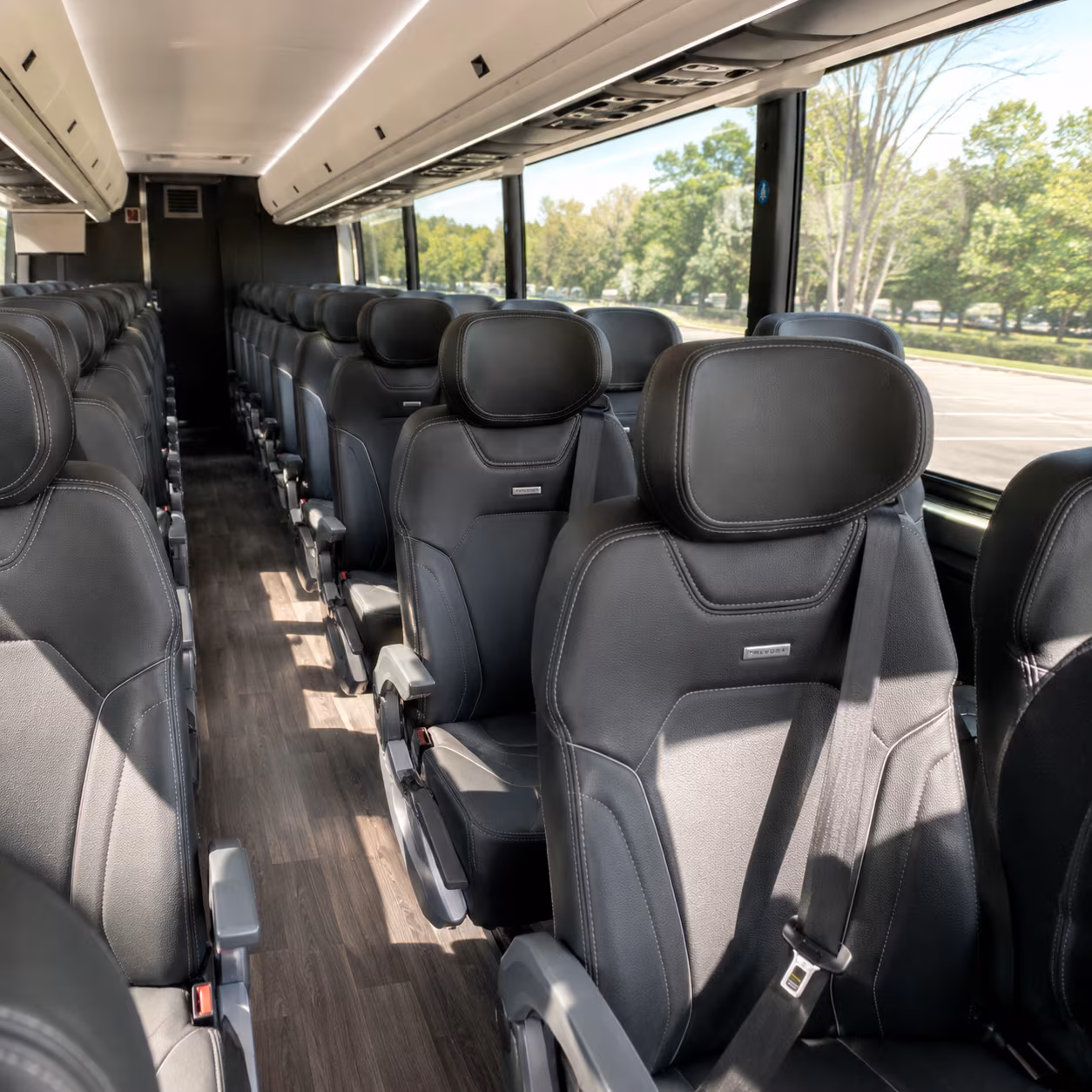 millcreek charter bus interior