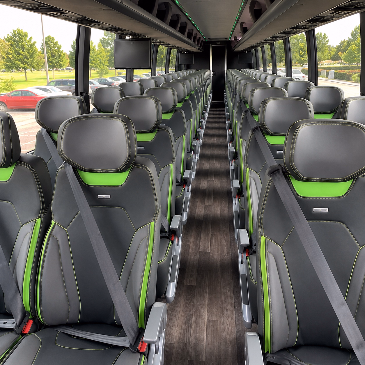 millcreek concert transportation onboard seating